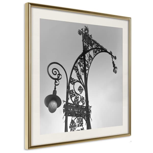 Inramad Poster / Tavla - Charming Lantern