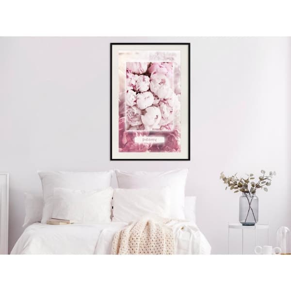 Inramad Poster / Tavla - Scent of Peonies