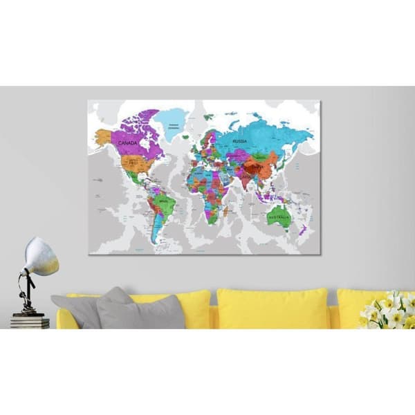 Canvas Tavla - Territory of Colours