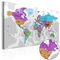 Miniatyrbild 1 av 4: Canvas Tavla - Territory of Colours