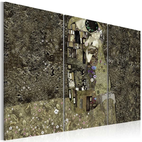 Canvas Tavla - Klimt inspiration - Love 120x80