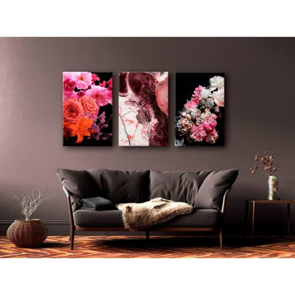 Canvas Tavla - Spring Baroque (3 delar)