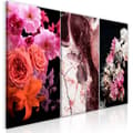 Miniatyrbild 1 av 4: Canvas Tavla - Spring Baroque (3 delar)