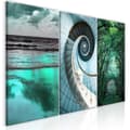 Miniatyrbild 1 av 4: Canvas Tavla - Faces of Nature (3 delar)