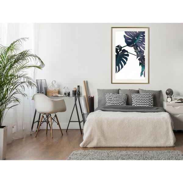 Inramad Poster / Tavla - Evergreen Monstera