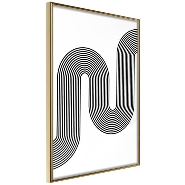 Inramad Poster / Tavla - Ups and Downs of Life