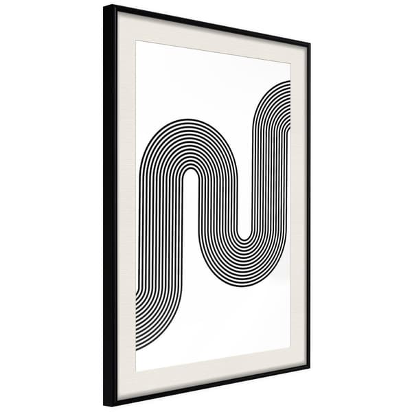 Inramad Poster / Tavla - Ups and Downs of Life