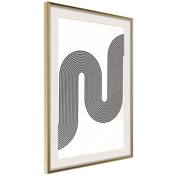 Inramad Poster / Tavla - Ups and Downs of Life