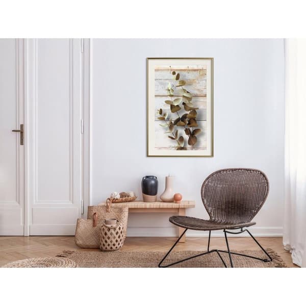 Inramad Poster / Tavla - Decorative Twigs