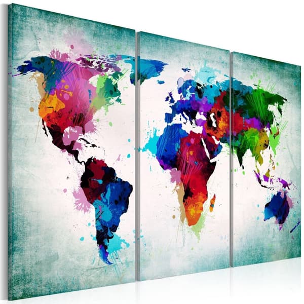 Canvas Tavla - Rainbow Journey 60x40