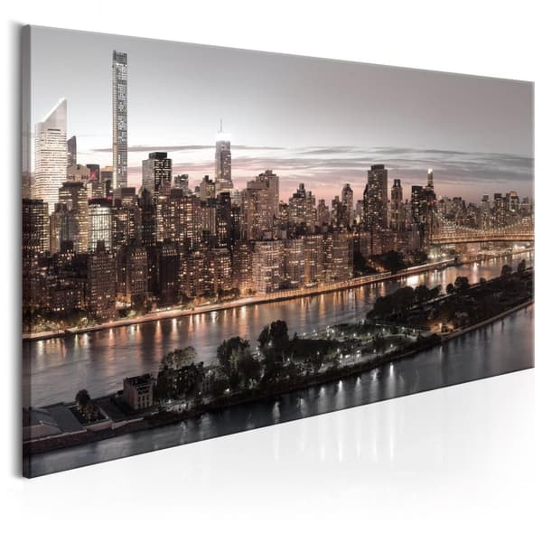Canvas Tavla - Manhattan at Twilight 120x60