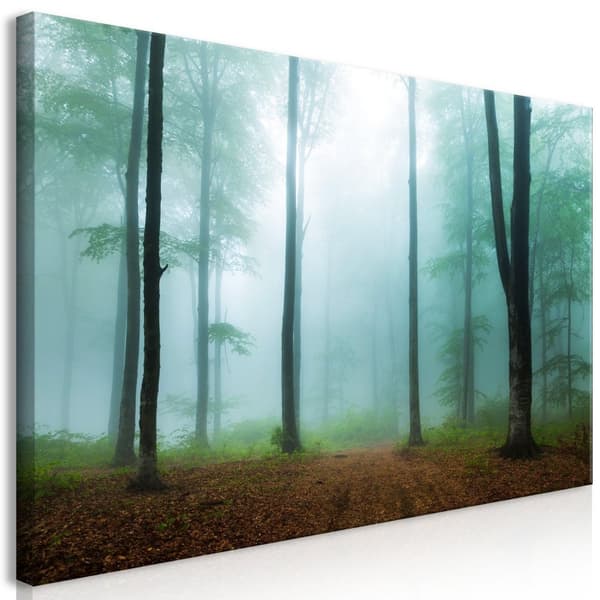 Canvas Tavla - Misty Morning Wide 120x60