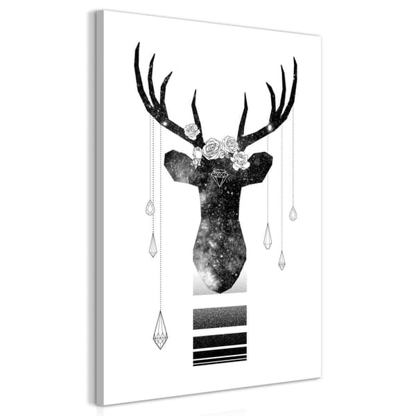 Canvas Tavla - Abstract Antlers Vertical 60x90
