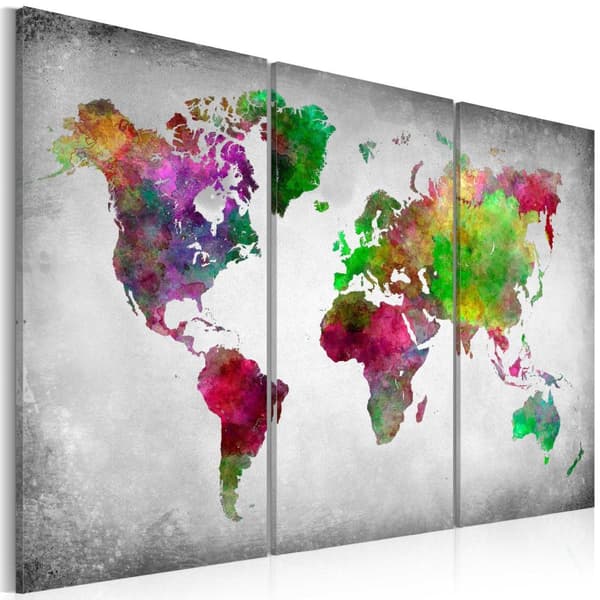 Canvas Tavla - Diversity of World 120x80