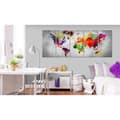Miniatyrbild 2 av 4: Canvas Tavla - World on Concrete