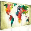 Miniatyrbild 1 av 4: Canvas Tavla - Unusual World Map