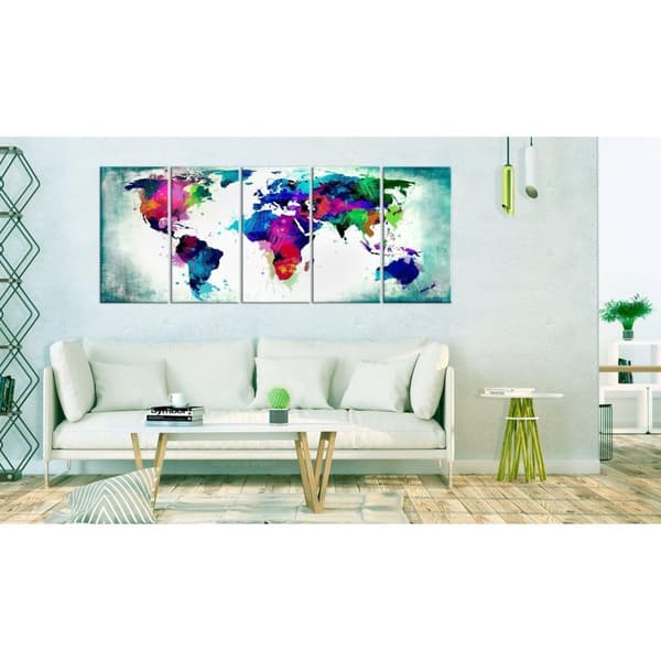 Canvas Tavla - Colourful Chaos