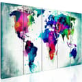 Miniatyrbild 1 av 4: Canvas Tavla - Colourful Chaos