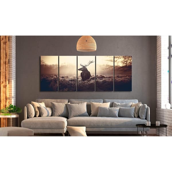 Canvas Tavla - Stag in the Wilderness