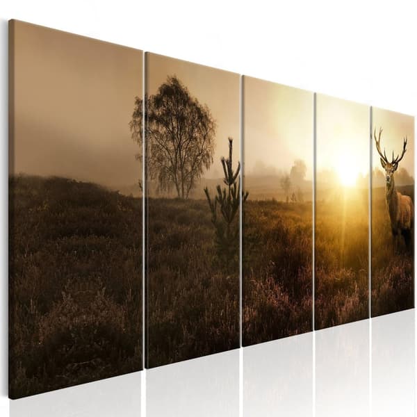 Canvas Tavla - Foggy Morning I