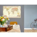 Miniatyrbild 2 av 4: Canvas Tavla - Cream World Map