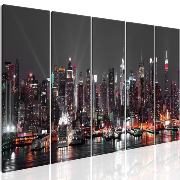 Canvas Tavla - New York: Insomnia