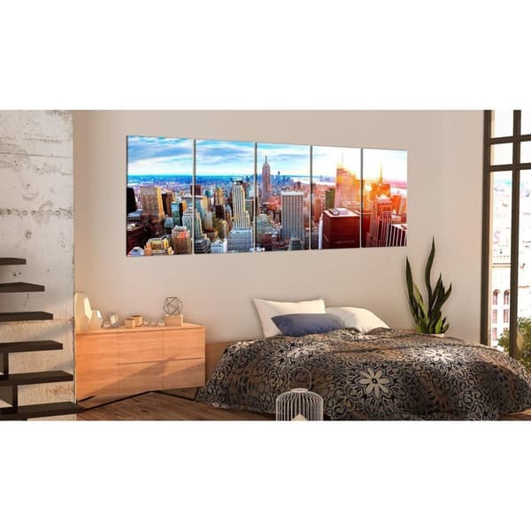 Canvas Tavla - New York: Sunrise