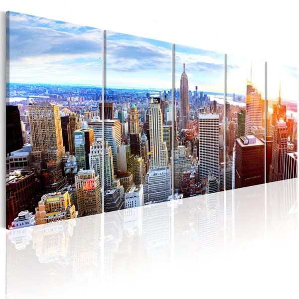 Canvas Tavla - New York: Sunrise