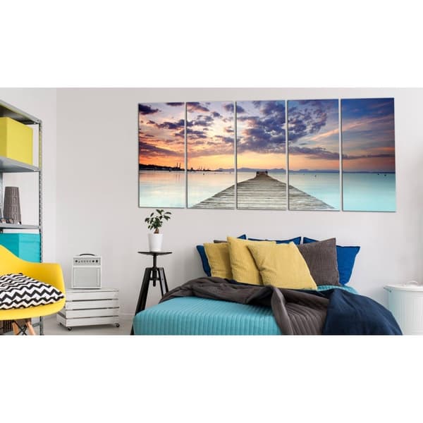 Canvas Tavla - Pier on the Caribbean I