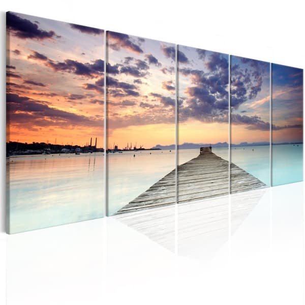 Canvas Tavla - Pier on the Caribbean I