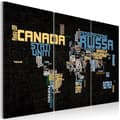 Miniatyrbild 1 av 4: Canvas Tavla - The World is not enough - Triptych