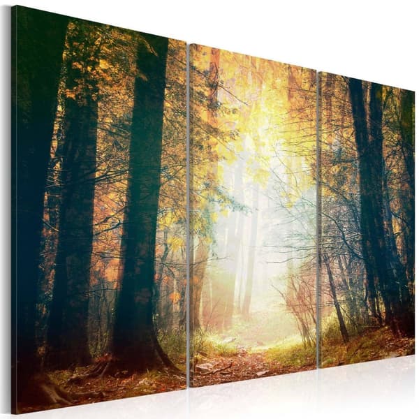Canvas Tavla - Skönheten i höst - triptych
