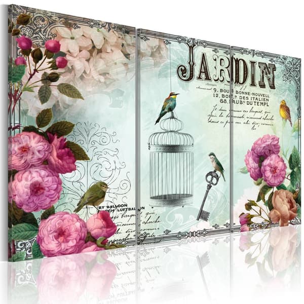 Canvas Tavla - Jardin 90x60