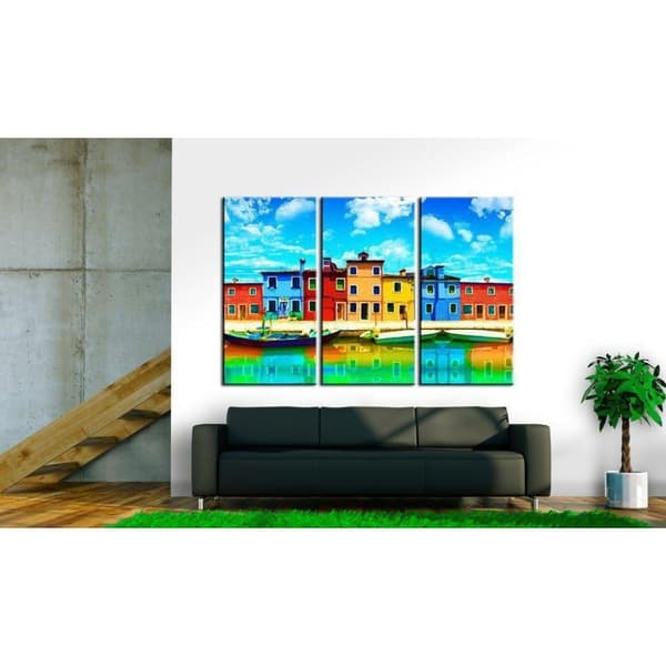 Canvas Tavla - Sunny morning in Venice