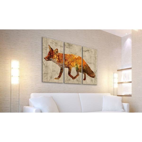 Canvas Tavla - Fox in The Wood