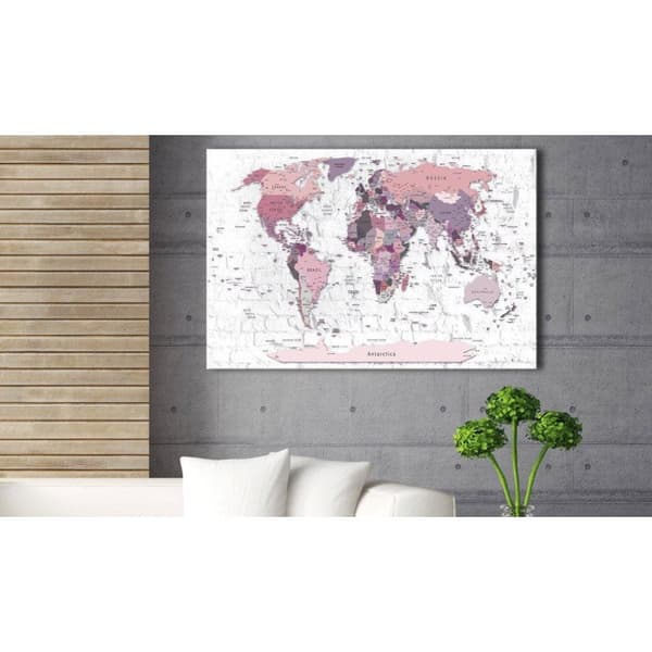 Canvas Tavla - Pink Frontiers