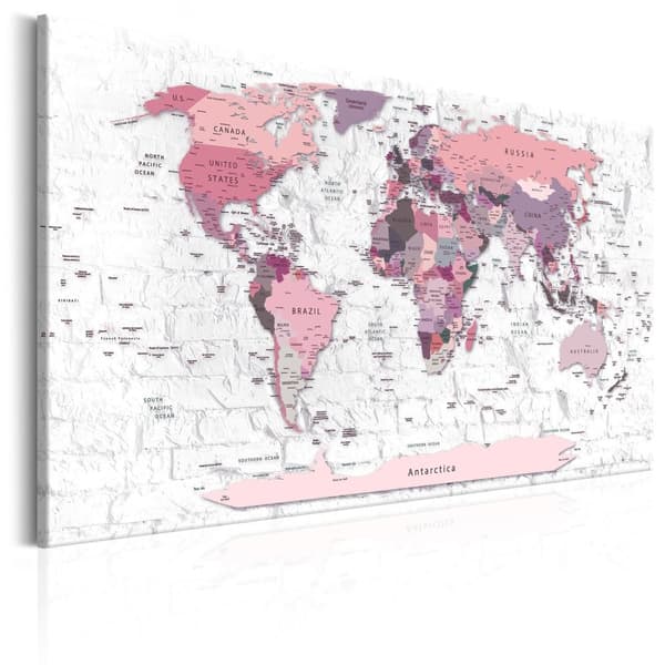 Canvas Tavla - Pink Frontiers 120x80