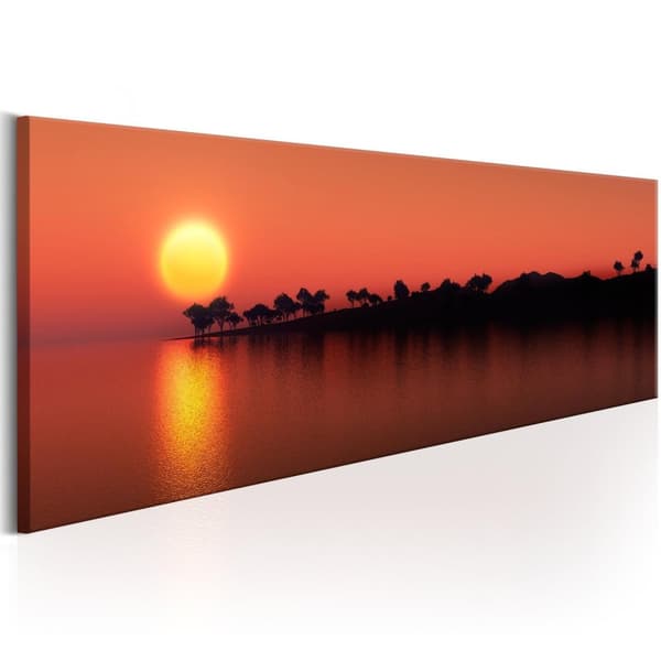 Canvas Tavla - Tree Island 150x50