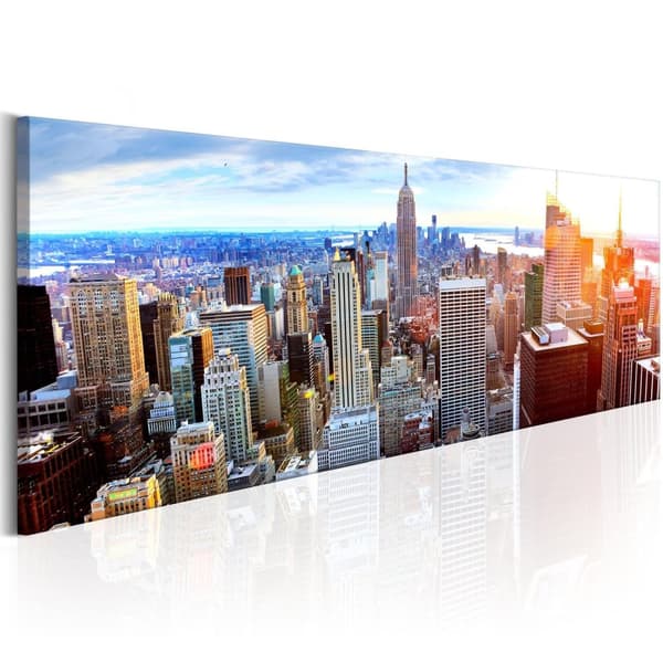 Canvas Tavla - Beautiful Manhattan 150x50