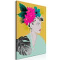 Miniatyrbild 3 av 5: Tavla - Flowers In The Hair (1 Part) Vertical