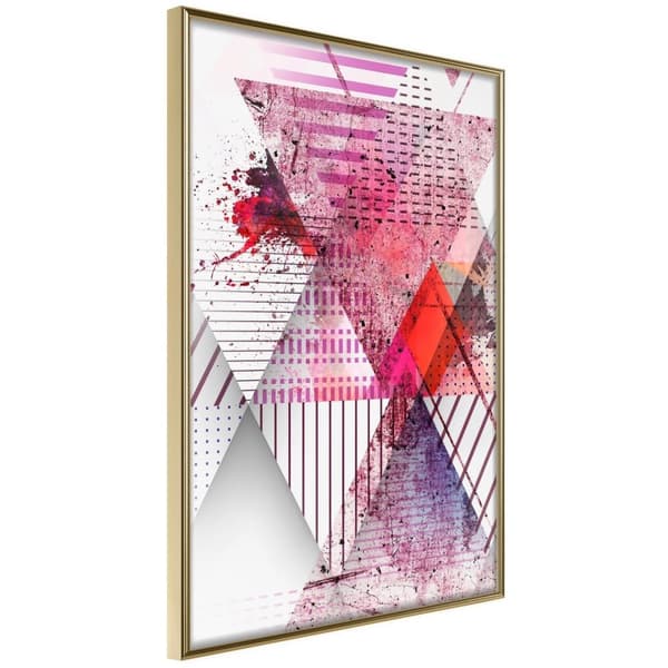 Inramad Poster / Tavla - Patchwork I