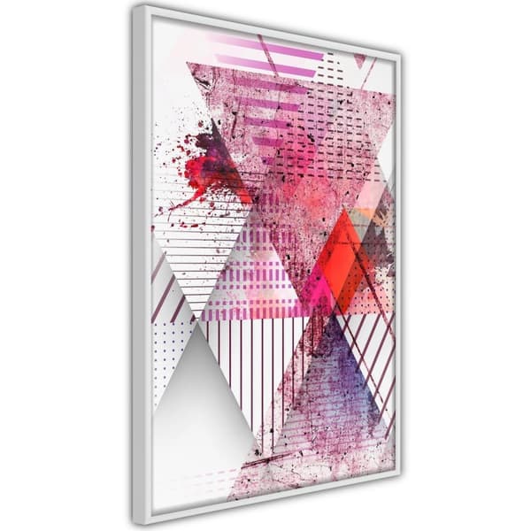 Inramad Poster / Tavla - Patchwork I