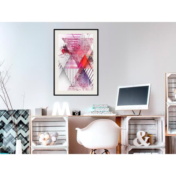 Inramad Poster / Tavla - Patchwork I