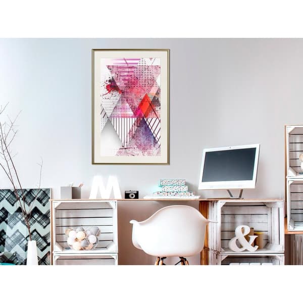 Inramad Poster / Tavla - Patchwork I