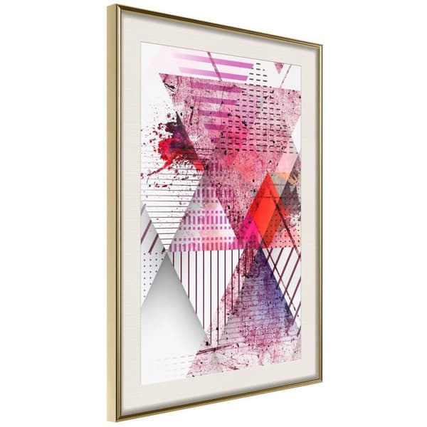 Inramad Poster / Tavla - Patchwork I