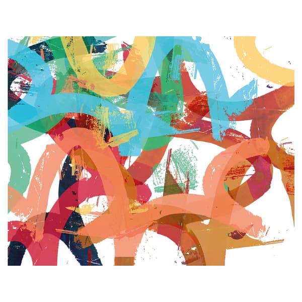 Cartissi New Shuffling II Inramat tryck på duk Multicoloured 40cm x 50cm