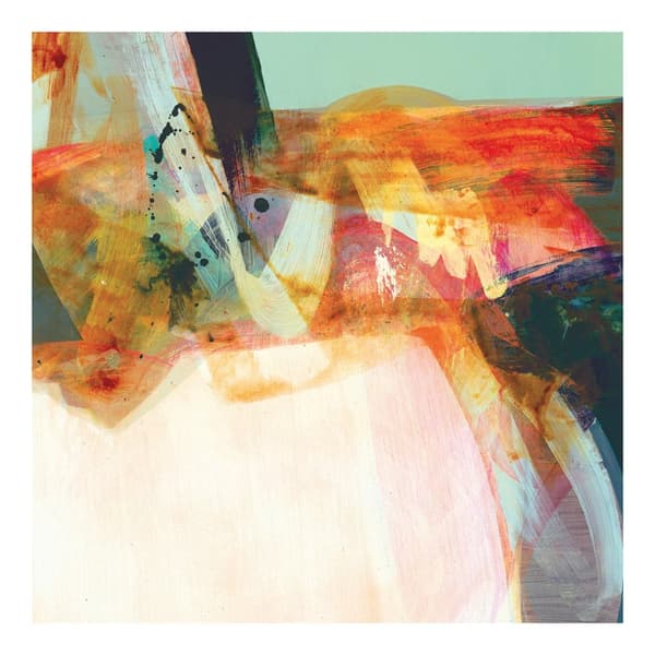 Claire Chandler Every So Often Canvas Tryck Orange/Green/Yellow 60cm x 60cm