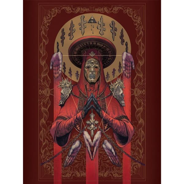 Rebel Moon Protector Of The Earth Canvas Print Red 80cm x 60cm