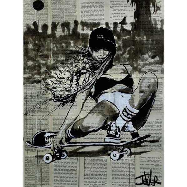 Loui Jover Living It Canvas Print