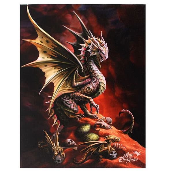 Age Of Dragons 19x25cm Desert Dragon Canvas Brown One Size